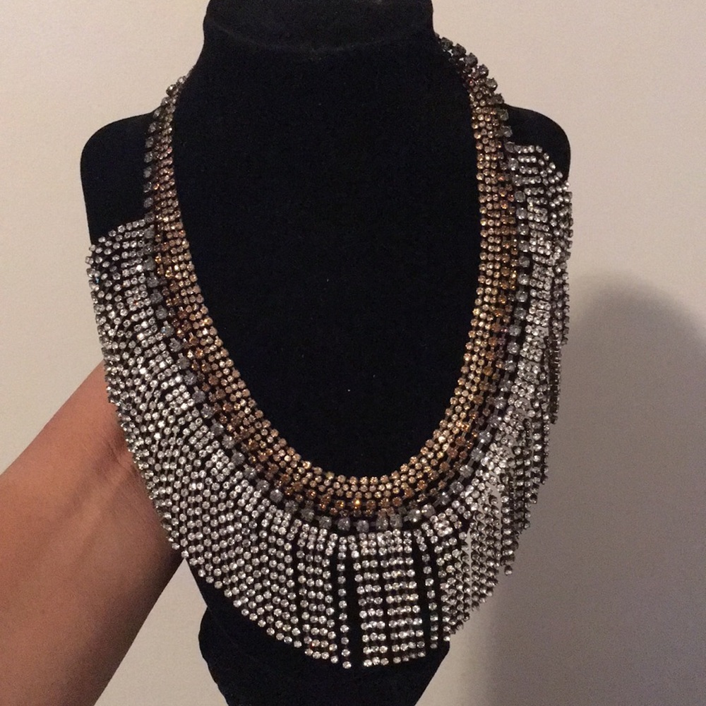 costume jewelry stone necklace